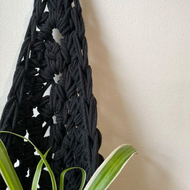 Black Wall Planter