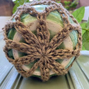 Jute Net Plant Basket