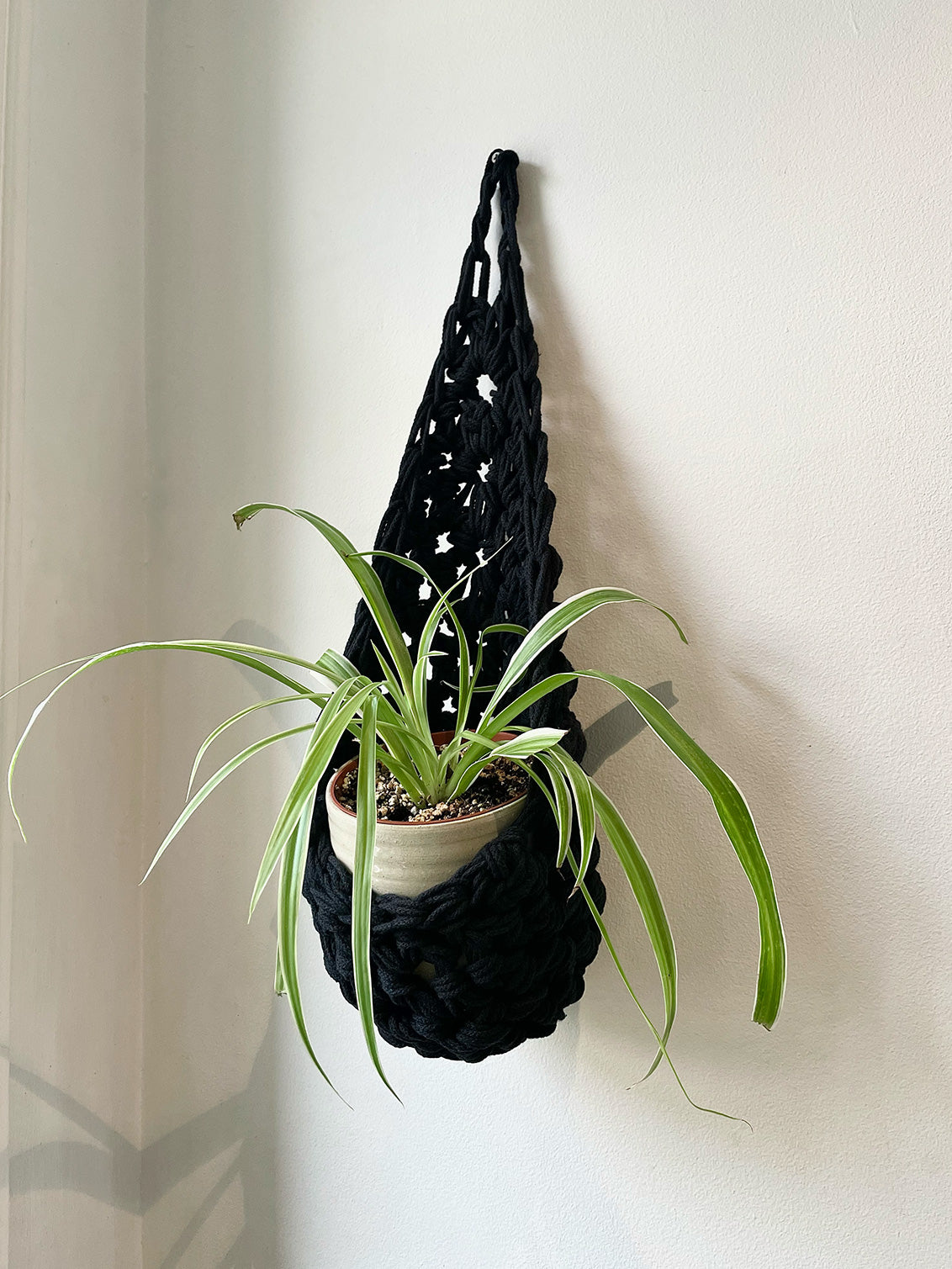 Black Wall Planter