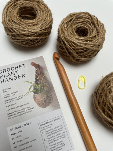 Hanging Planter Crochet Kit