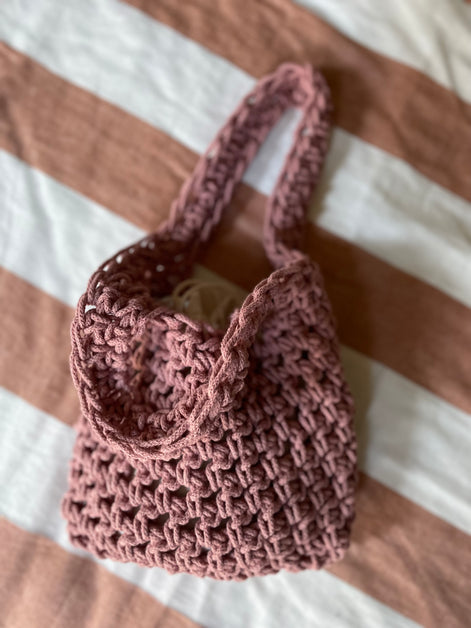 Twist Handle Pouch Bag