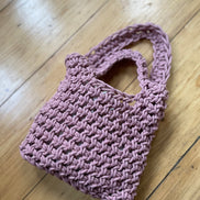 Twist Handle Pouch Bag