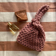 Twist Handle Pouch Bag
