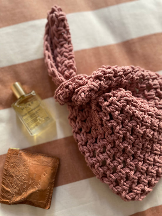 Twist Handle Pouch Bag