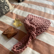Twist Handle Pouch Bag