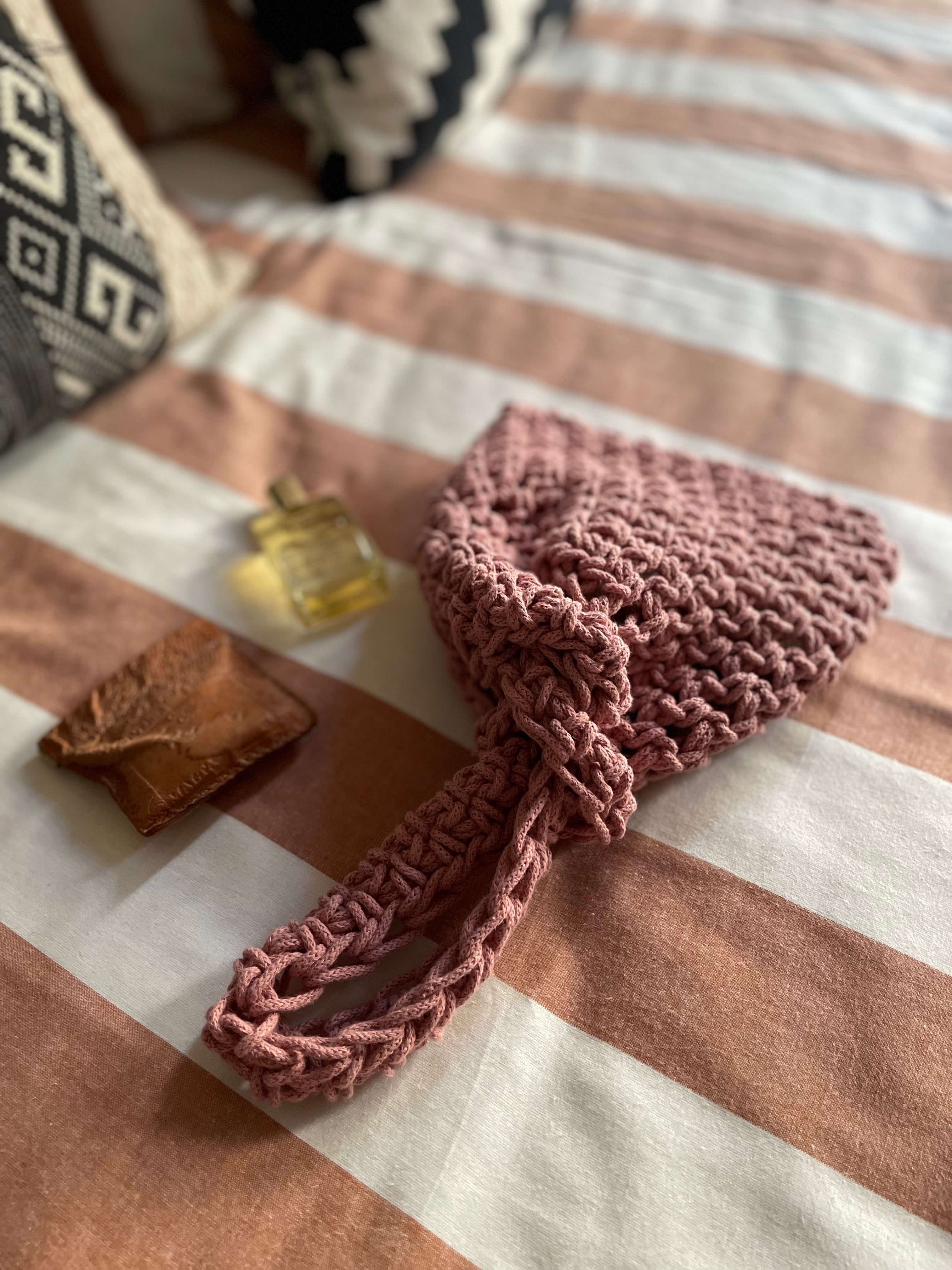 Twist Handle Pouch Bag