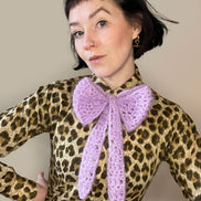 Ladies Mohair Neck Tie
