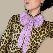 Ladies Mohair Neck Tie