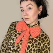 Ladies Mohair Neck Tie