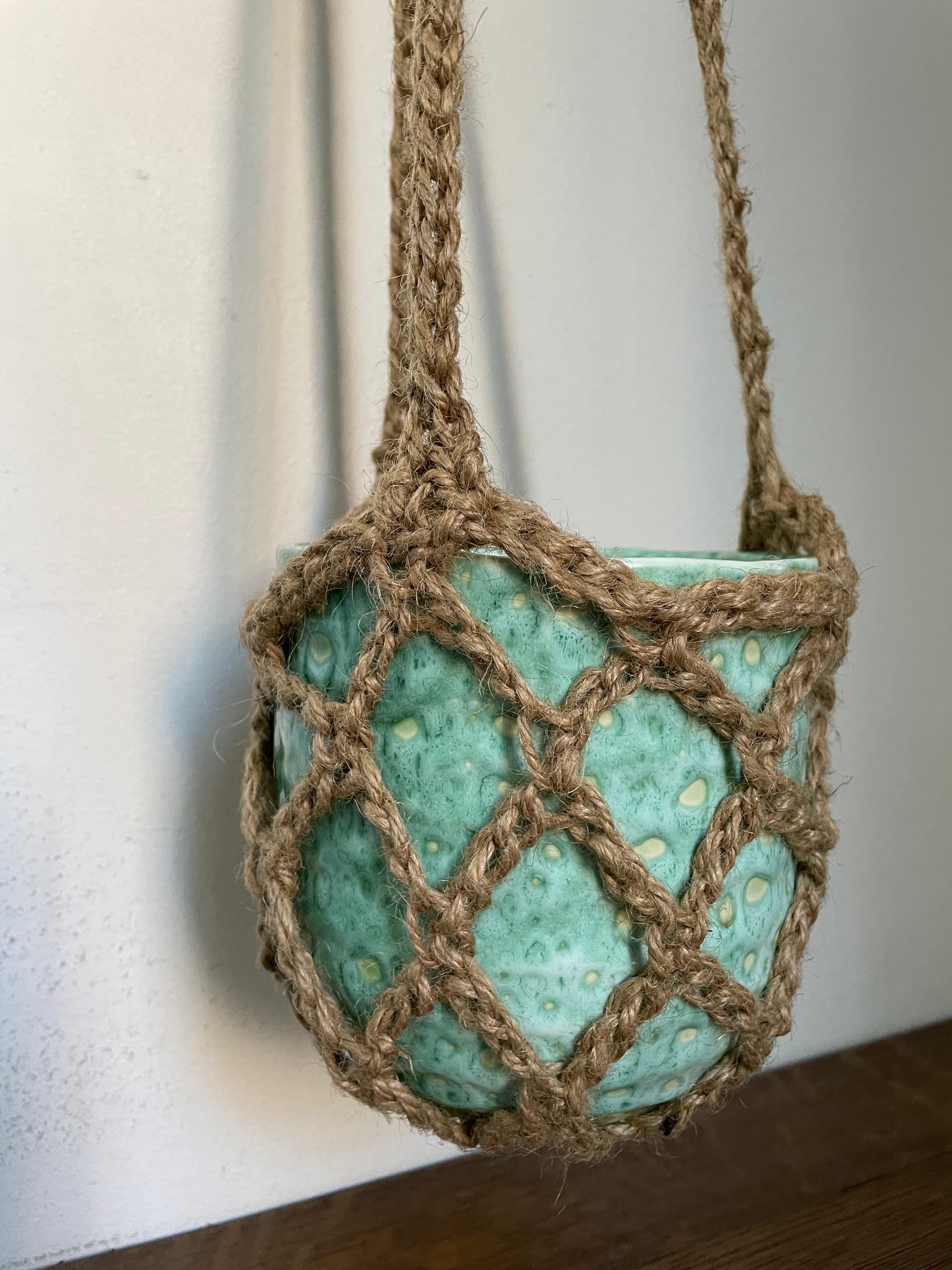 Jute Net Plant Basket