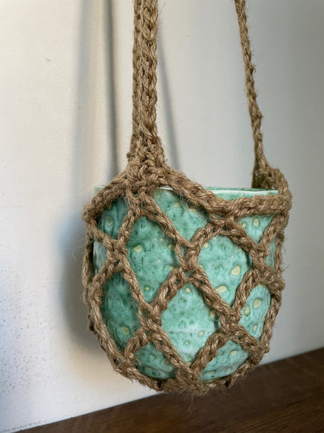 Jute Net Plant Basket