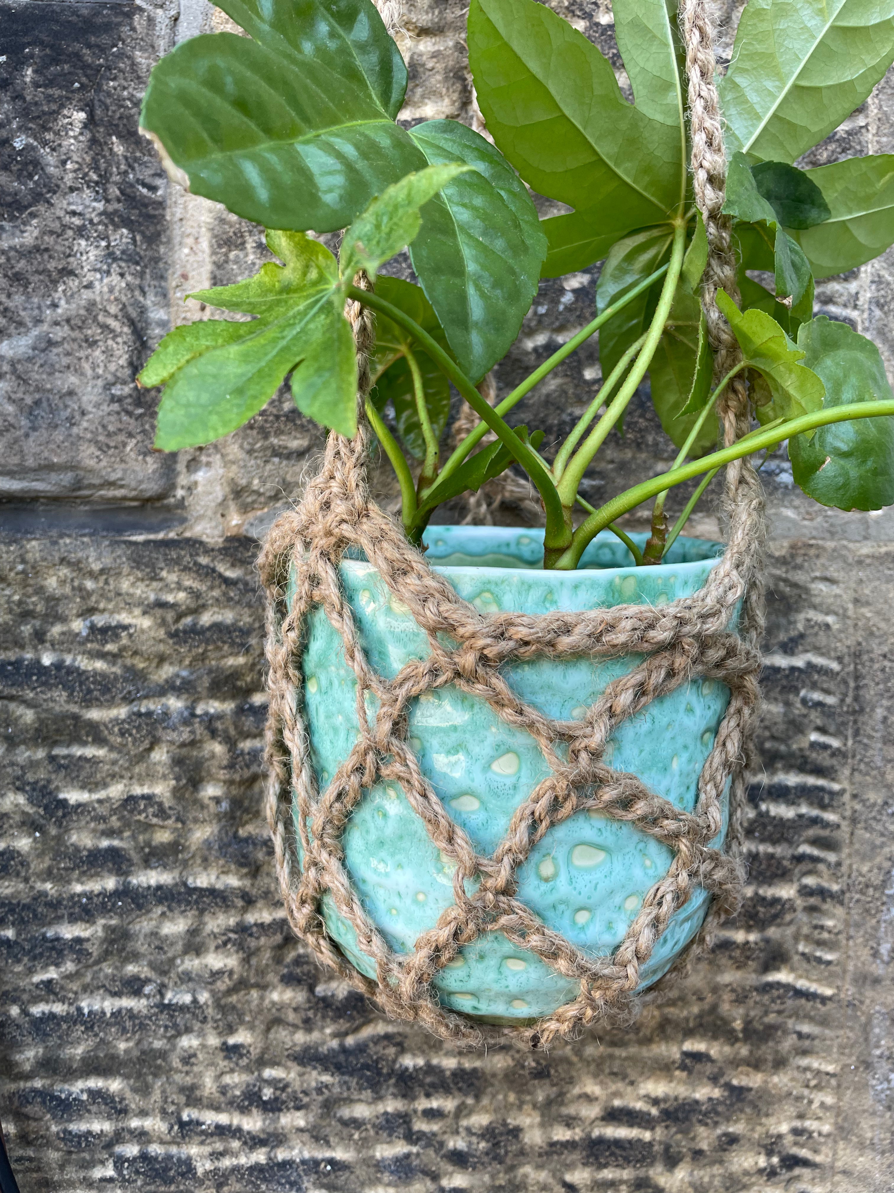 Jute Net Plant Basket