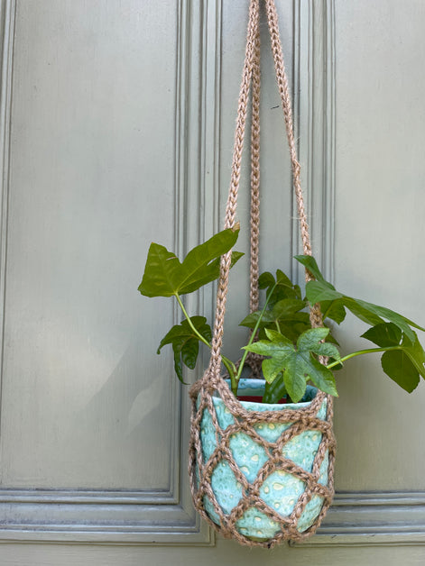 Jute Net Plant Basket