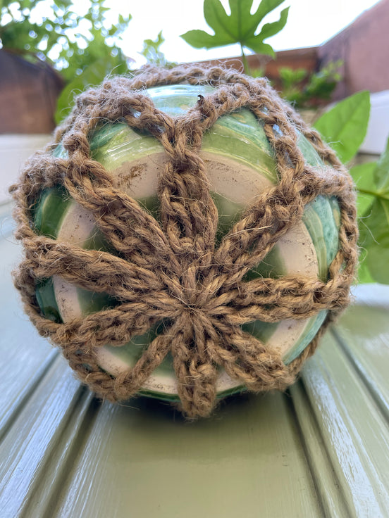 Jute Net Plant Basket