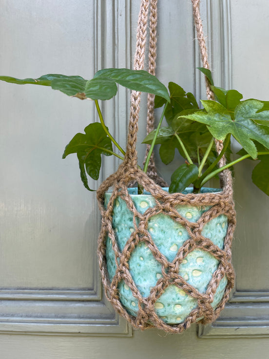 Jute Net Plant Basket