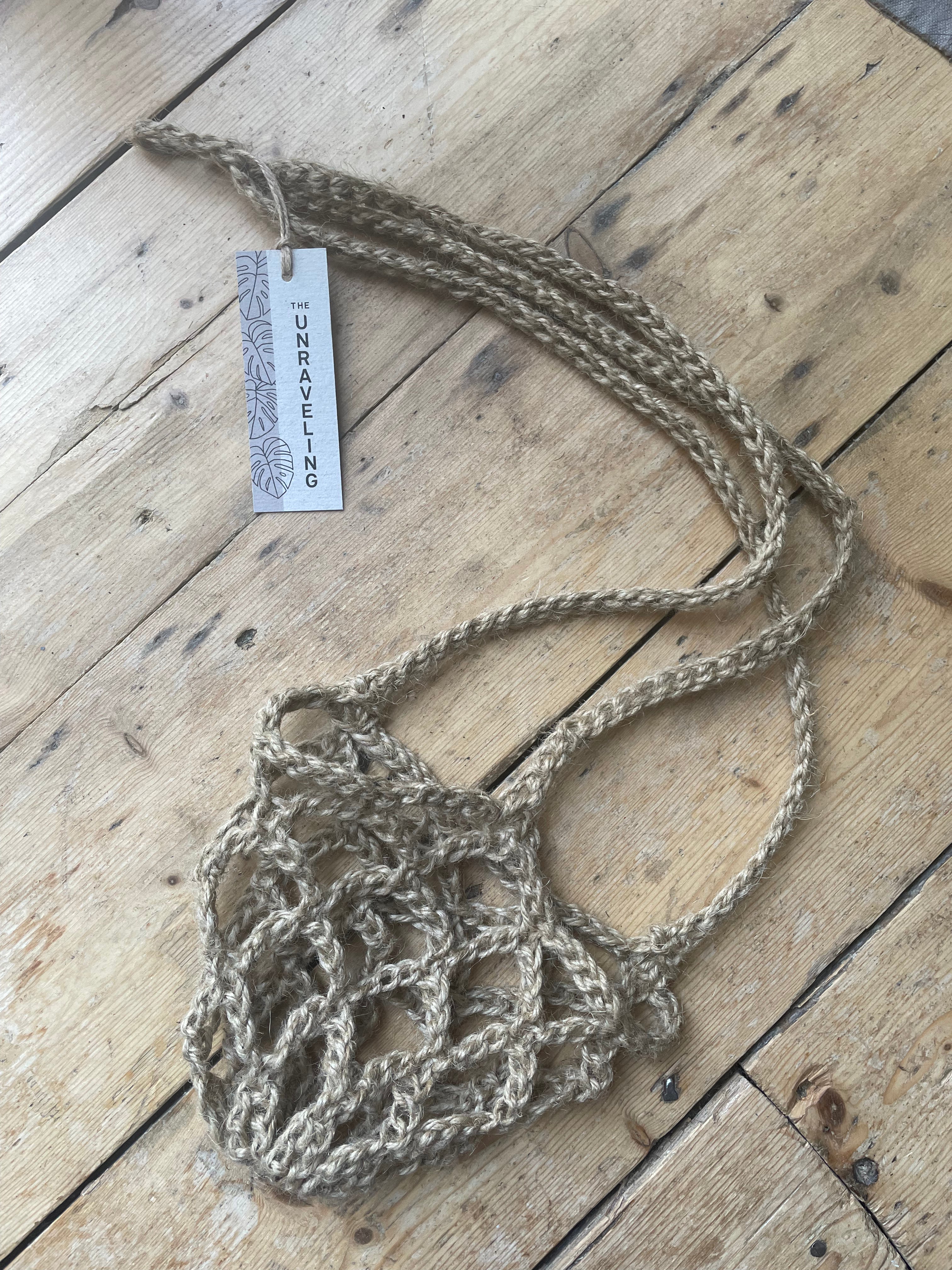 Jute Net Plant Basket
