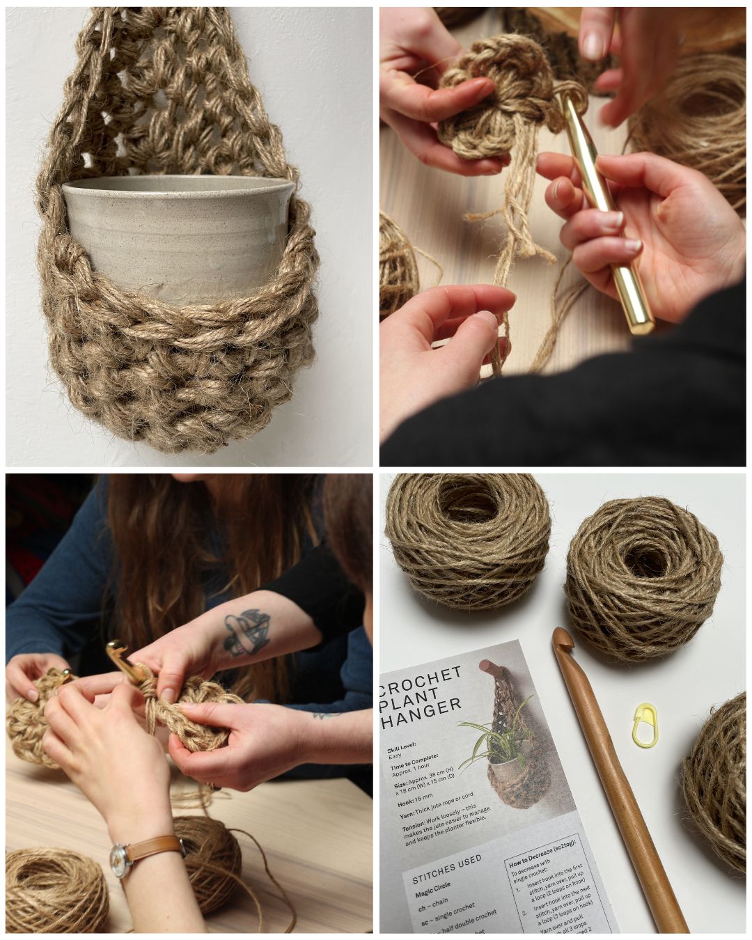 Crochet Plant Hanger Workshop